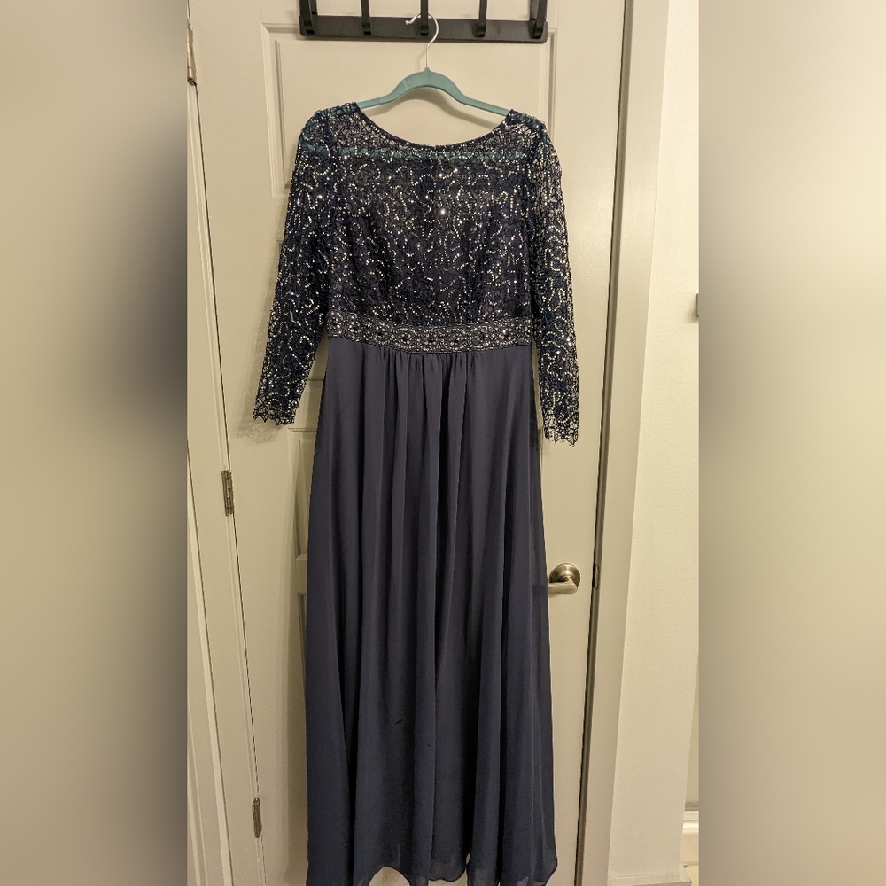 Dress, size 10, navy blue